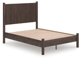 Pamytta Brown Full Panel Platform Bed (Online Special Price) - Ornate Home