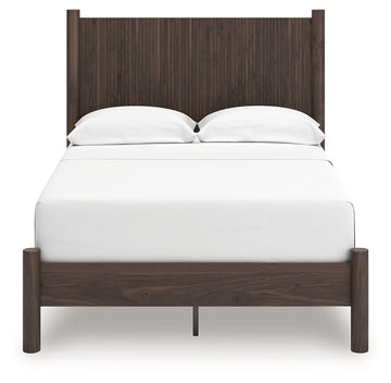 Pamytta Brown Full Panel Platform Bed - Ornate Home