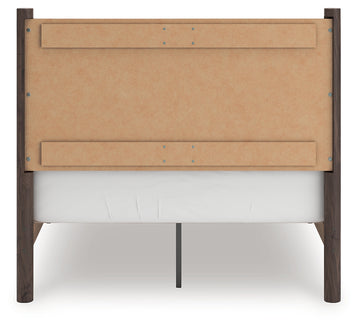 Pamytta Brown Full Panel Platform Bed - Ornate Home