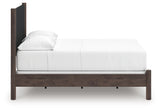 Pamytta Brown Full Upholstered Panel Bed (Online Special Price) - Ornate Home
