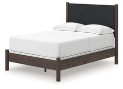 Pamytta Brown Full Upholstered Panel Bed - Ornate Home