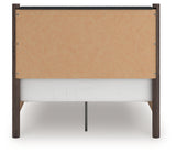 Pamytta Brown Full Upholstered Platform Bed, Dresser and Mirror (Online Special Price) - Ornate Home
