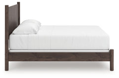 Pamytta Brown King Panel Bed, Dresser, Mirror and Nightstand - Ornate Home
