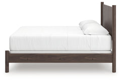 Pamytta Brown King Panel Bed, Dresser, Mirror and Nightstand - Ornate Home
