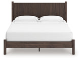 Pamytta Brown King Panel Platform Bed (Online Special Price) - Ornate Home