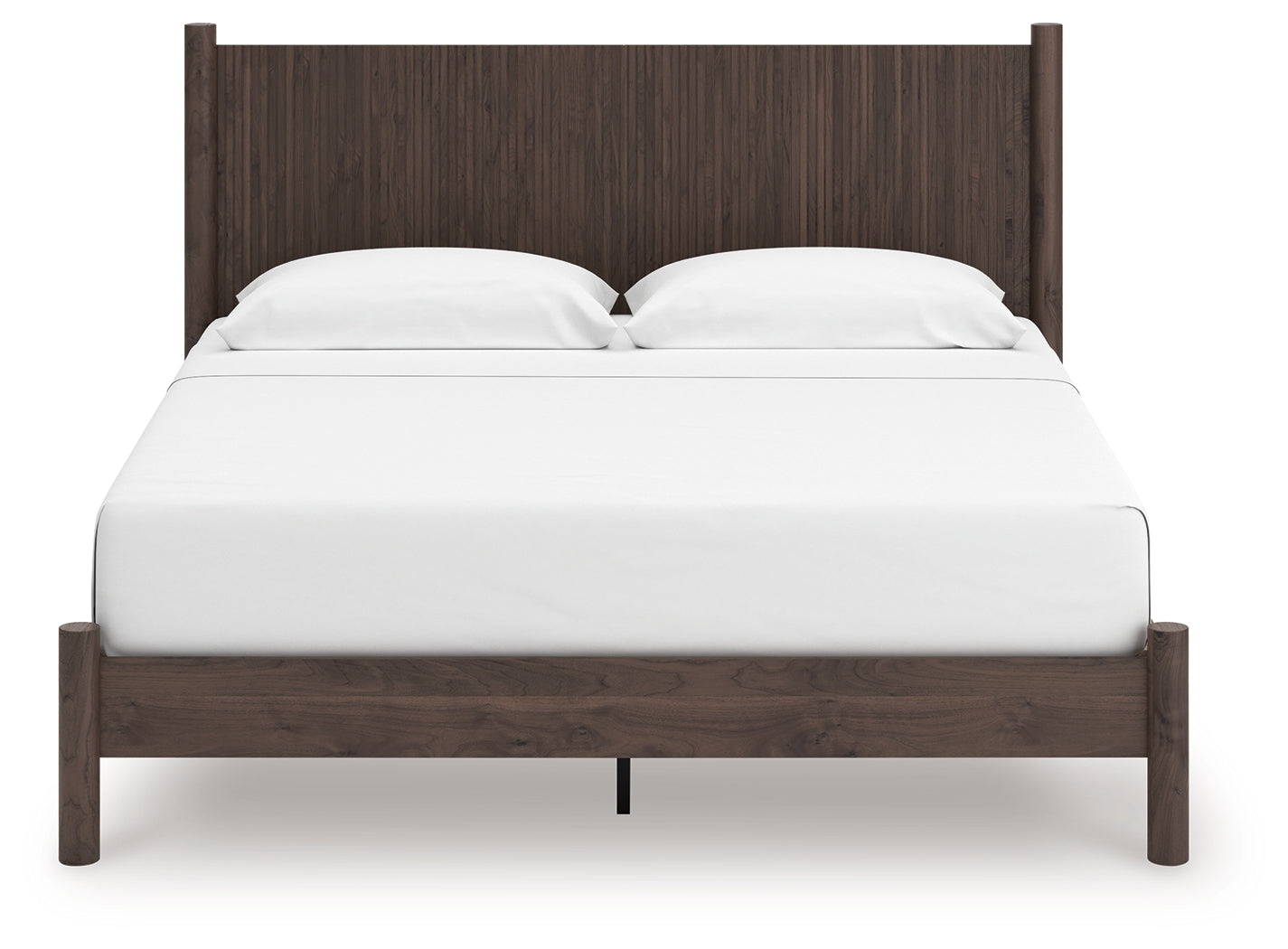 Pamytta Brown King Panel Platform Bed (Online Special Price) - Ornate Home