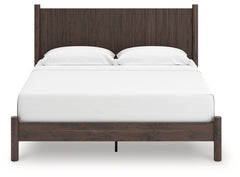 Pamytta Brown King Panel Platform Bed - Ornate Home