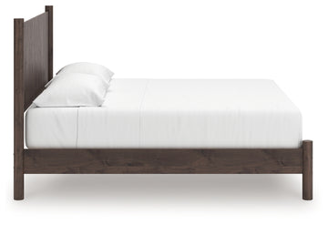 Pamytta Brown King Panel Platform Bed - Ornate Home