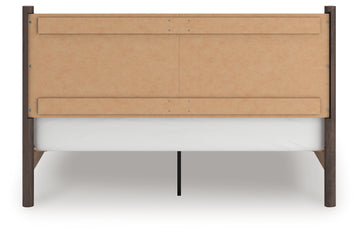 Pamytta Brown King Panel Platform Bed - Ornate Home
