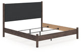 Pamytta Brown King Upholstered Panel Bed (Online Special Price) - Ornate Home