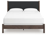 Pamytta Brown King Upholstered Panel Bed (Online Special Price) - Ornate Home