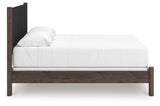 Pamytta Brown King Upholstered Panel Bed (Online Special Price) - Ornate Home