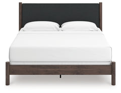 Pamytta Brown King Upholstered Panel Bed - Ornate Home