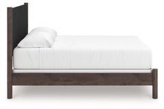 Pamytta Brown King Upholstered Panel Bed - Ornate Home