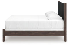 Pamytta Brown King Upholstered Panel Bed - Ornate Home