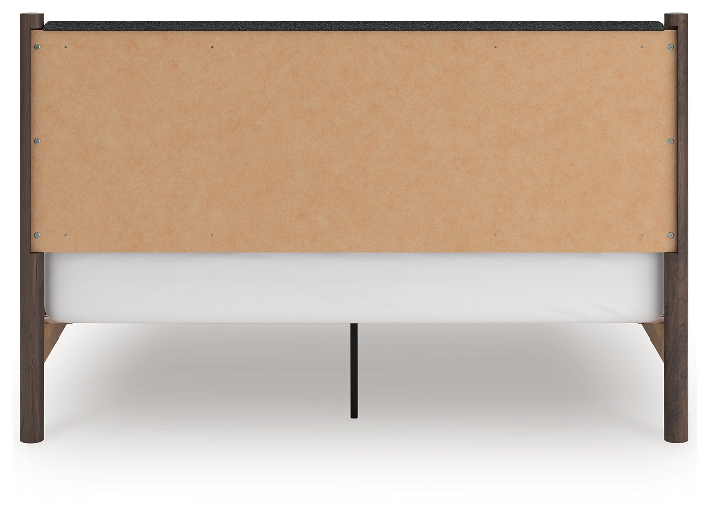 Pamytta Brown King Upholstered Panel Platform Bed (Online Special Price) - Ornate Home