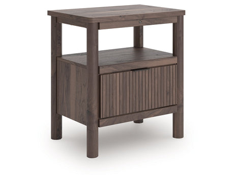 Pamytta Brown One Drawer Night Stand - Ornate Home