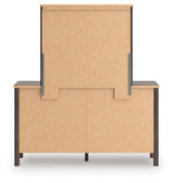 Pamytta Brown Queen Panel Bed, Dresser, Mirror and Nightstand (Online Special Price) - Ornate Home