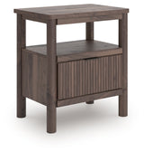 Pamytta Brown Queen Panel Bed, Dresser, Mirror and Nightstand (Online Special Price) - Ornate Home