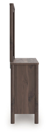 Pamytta Brown Queen Panel Bed, Dresser and Mirror - Ornate Home