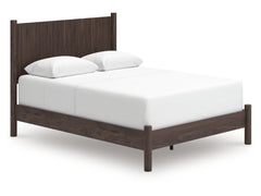 Pamytta Brown Queen Panel Bed - Ornate Home