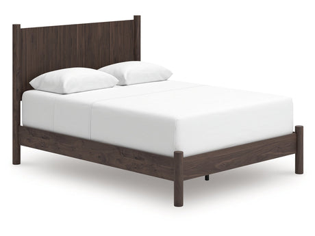 Pamytta Brown Queen Panel Bed - Ornate Home