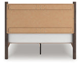 Pamytta Brown Queen Panel Platform Bed, Dresser and Mirror (Online Special Price) - Ornate Home