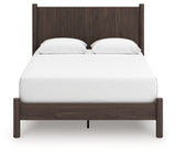 Pamytta Brown Queen Panel Platform Bed (Online Special Price) - Ornate Home