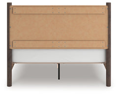 Pamytta Brown Queen Panel Platform Bed - Ornate Home