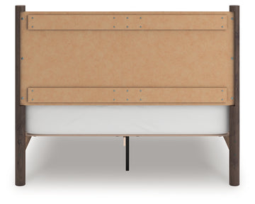 Pamytta Brown Queen Panel Platform Bed - Ornate Home