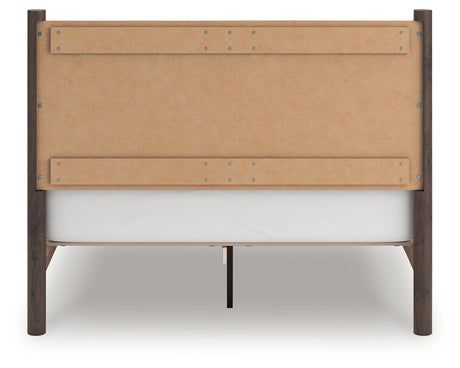 Pamytta Brown Queen Panel Platform Bed - Ornate Home