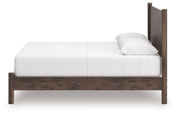 Pamytta Brown Queen Panel Platform Bed - Ornate Home