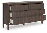 Pamytta Brown Six Drawer Dresser (Online Special Price) - Ornate Home