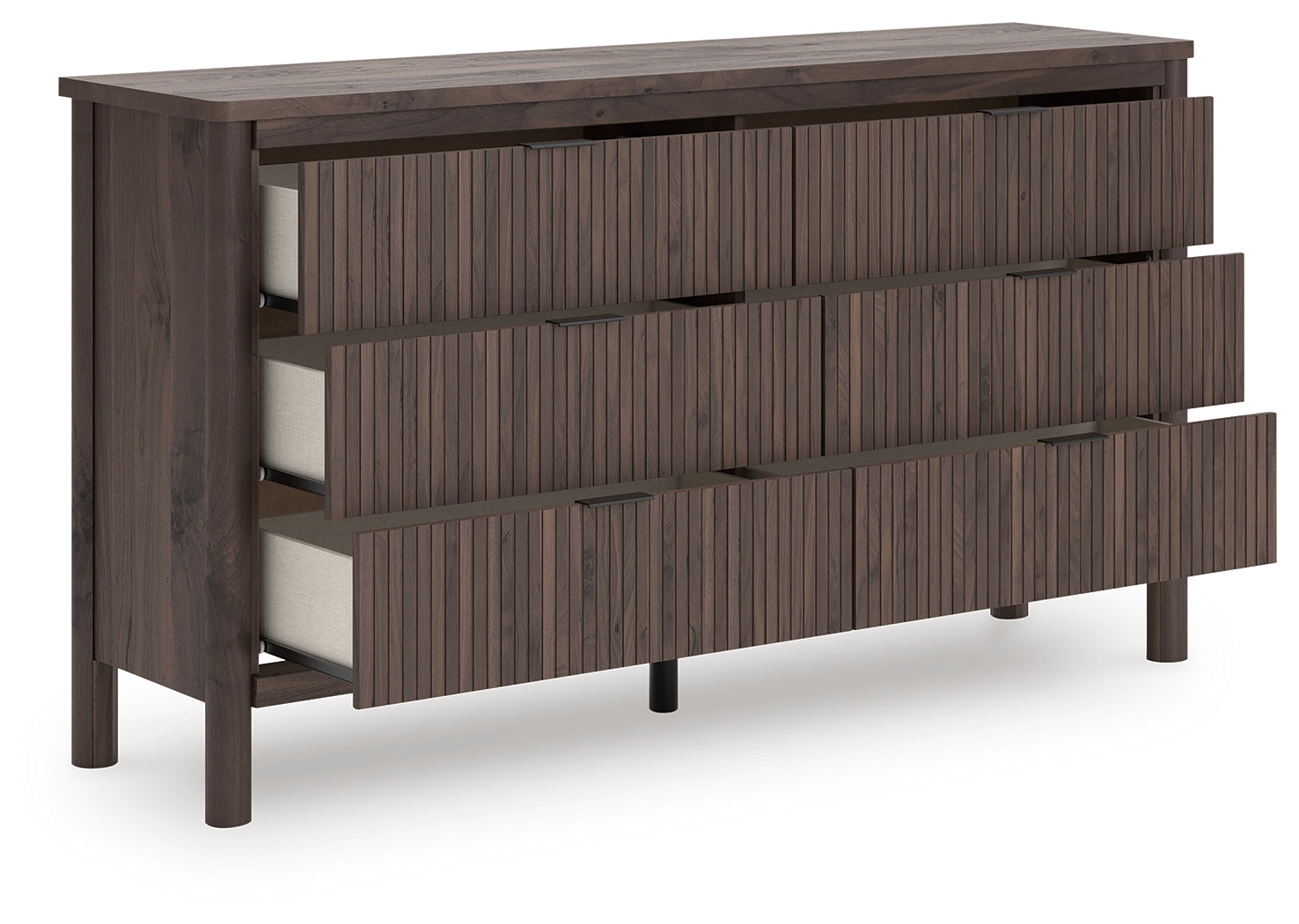 Pamytta Brown Six Drawer Dresser (Online Special Price) - Ornate Home