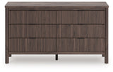 Pamytta Brown Six Drawer Dresser (Online Special Price) - Ornate Home