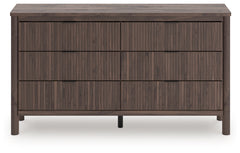 Pamytta Brown Six Drawer Dresser - Ornate Home