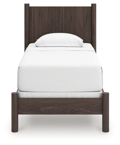 Pamytta Brown Twin Panel Bed, Dresser and Mirror - Ornate Home