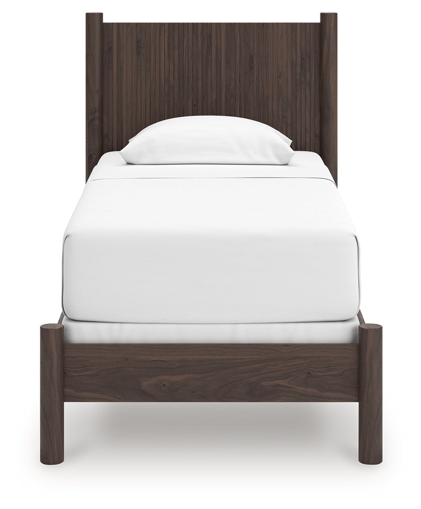 Pamytta Brown Twin Panel Bed (Online Special Price) - Ornate Home