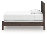 Pamytta Brown Twin Upholstered Panel Bed (Online Special Price) - Ornate Home