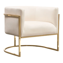 Pandora Cream Accent Chair - Ornate Home