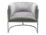 Pandora Grey Accent Chair - Ornate Home