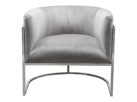 Pandora Grey Accent Chair - Ornate Home
