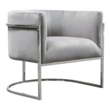Pandora Grey Accent Chair - Ornate Home