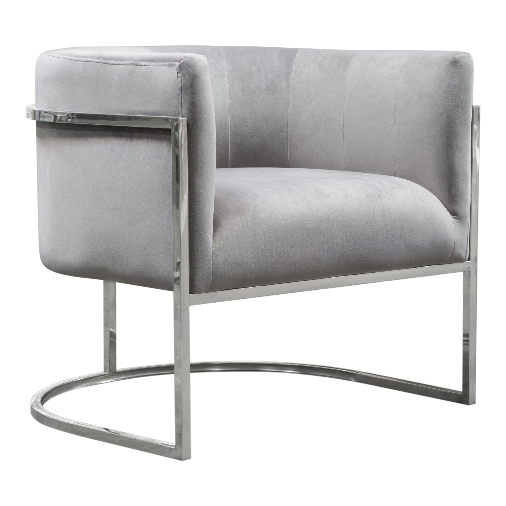 Pandora Grey Accent Chair - Ornate Home