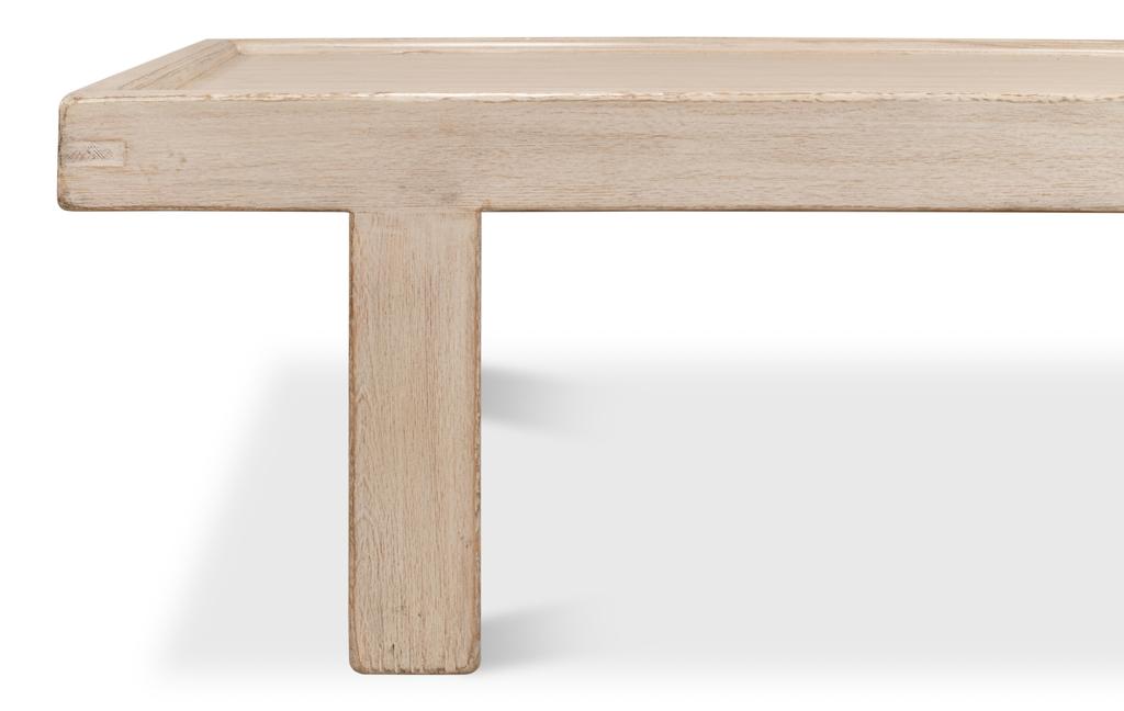 Panel Heritage Grey Large Wood Panel Coffee Table - Ornate Home