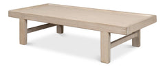 Panel Heritage Grey Large Wood Panel Coffee Table - Ornate Home