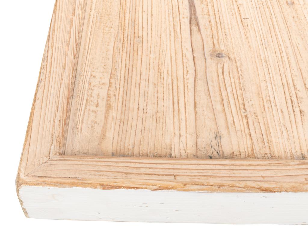 Panel Heritage White Large Wood Panel Coffee Table - Ornate Home