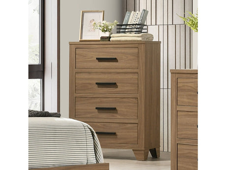 Panelli Walnut Chest - Ornate Home