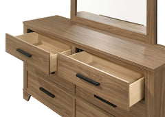 Panelli Walnut Dresser - Ornate Home