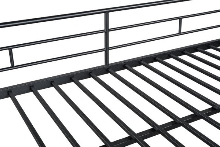 Panos Black Twin/Twin Bunk Bed - Ornate Home
